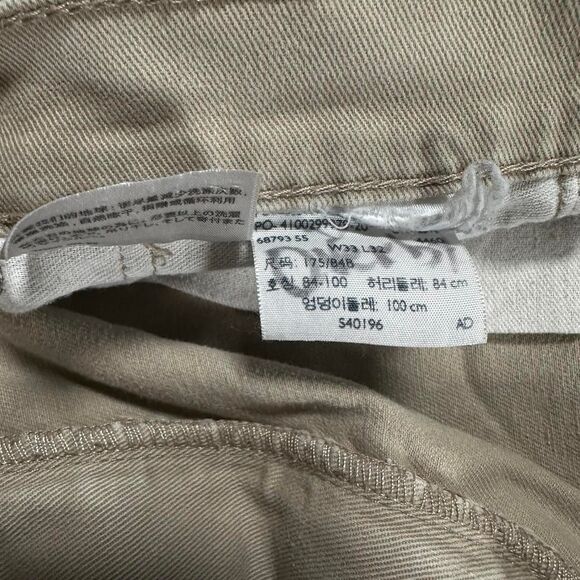 Levi's 513 Chino Men’s W33 L32 Beige Cotton Slim Straight Casual Workwear - Picture 6 of 6